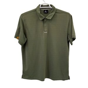 SR Mens Extra Large Green‎ Polo Short Sleeve Collared Logo Casual
